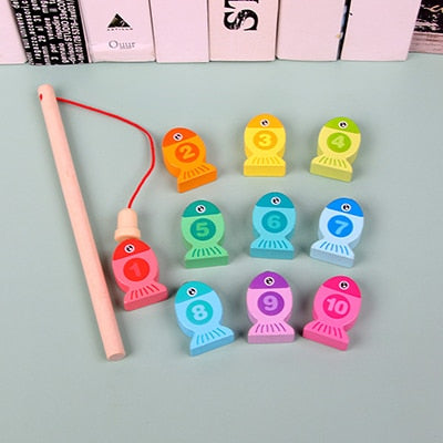 Wooden Magnetic Fishing Game