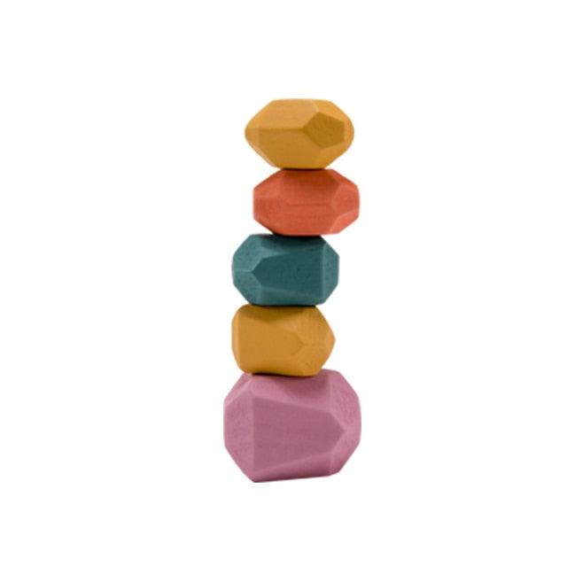 Sensory Wooden Gemstones