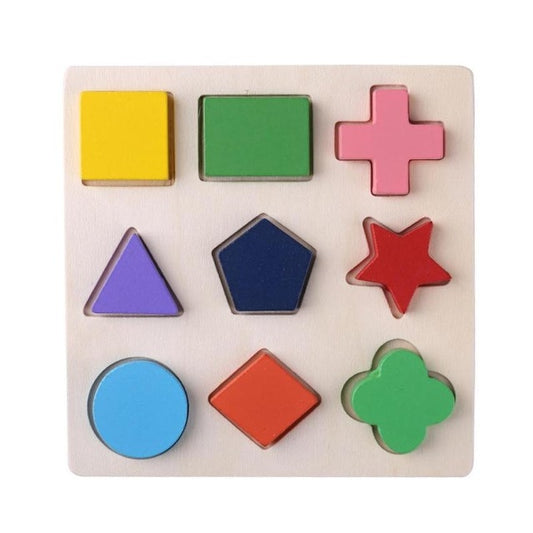 Wooden Geometric Shapes Puzzle